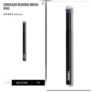 IL MAKIAGE Concealer Blending Brush NIB High Quality Handmade Small Round Head